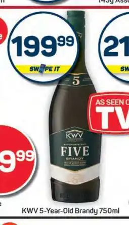 Pick n Pay Hypermarket KWV 5-Year-Old Brandy 750ml offer