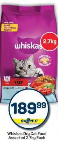 Pick n Pay Hypermarket Whiskas Dry Cat Food offer