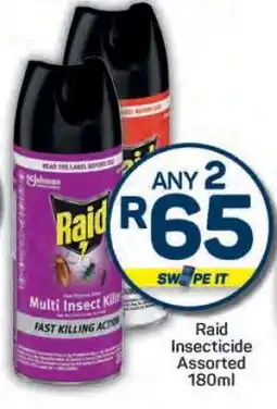 Pick n Pay Hypermarket Raid Insecticide Assorted 180ml offer