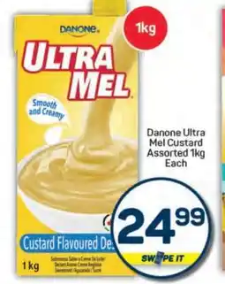 Pick n Pay Hypermarket Danone Ultra Mel Custard Assorted 1kg offer