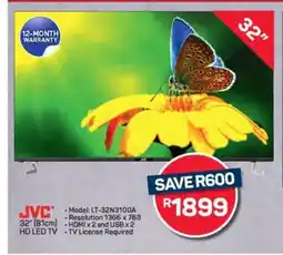 Pick n Pay Hypermarket JVC 32 HD LED TV offer