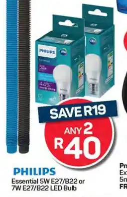 Pick n Pay Hypermarket Philips Essential LED Bulb offer