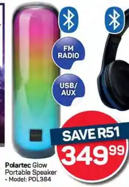 Pick n Pay Hypermarket Polartec Glow Portable Speaker offer