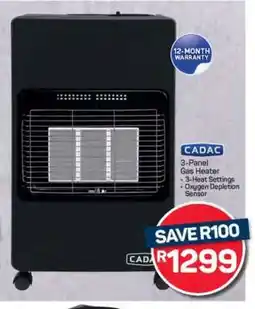 Pick n Pay Hypermarket CADAC 3-Panel Gas Heater offer