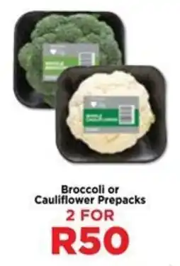 Food Lover's Market Broccoli or Cauliflower Prepacks offer