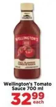Food Lover's Market Wellington's Tomato Sauce offer