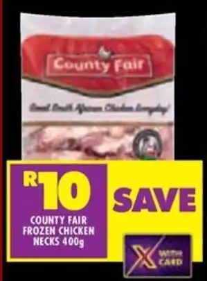Shoprite County fair frozen chicken necks offer