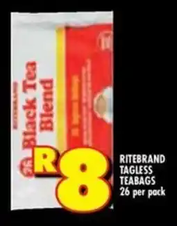 Shoprite Ritebrand tagless teabags offer
