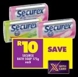 Shoprite Securex bath soap offer