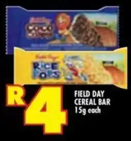 Shoprite Field day cereal bar offer