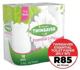 1UP Twinsaver essential toilet paper 2ply offer