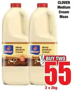 Boxer Superstores CLOVER Medium Cream Maas offer