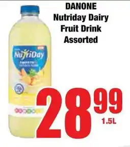 Boxer Superstores DANONE Nutriday Dairy Fruit Drink Assorted offer