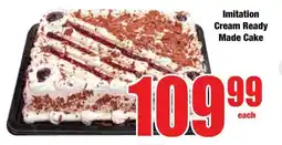 Boxer Superstores Imitation Cream Ready Made Cake offer