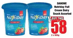 Boxer Superstores DANONE Nutriday Full Cream Dairy Snack Assorted offer