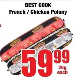 Boxer Superstores BEST COOK French/ Chicken Polony offer