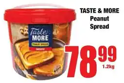 Boxer Superstores TASTE & MORE Peanut Spread offer
