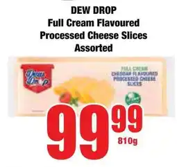 Boxer Superstores DEW DROP Full Cream Flavoured Processed Cheese Slices Assorted offer
