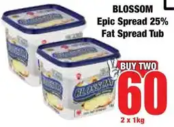 Boxer Superstores BLOSSOM Epic Spread 25% Fat Spread Tub offer