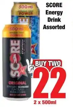 Boxer Superstores SCORE Energy Drink Assorted offer