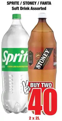 Boxer Superstores SPRITE/ STONEY/ FANTA Soft Drink Assorted offer