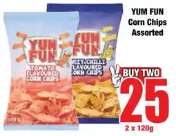 Boxer Superstores YUM FUN Corn Chips Assorted offer