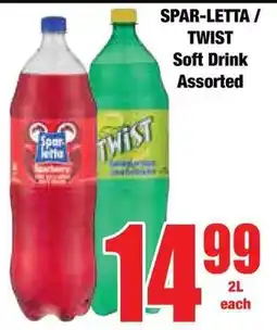 Boxer Superstores SPAR-LETTA/ TWIST Soft Drink Assorted offer