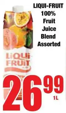 Boxer Superstores LIQUI-FRUIT 100% Fruit Juice Blend Assorted offer