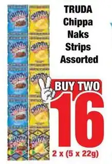 Boxer Superstores TRUDA Chippa Naks Strips Assorted offer