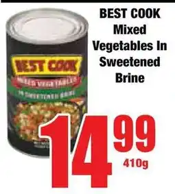 Boxer Superstores BEST COOK Mixed Vegetables In Sweetened Brine offer