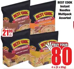 Boxer Superstores BEST COOK Instant Noodles Multipack Assorted offer