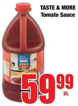 Boxer Superstores TASTE & MORE Tomato Sauce offer
