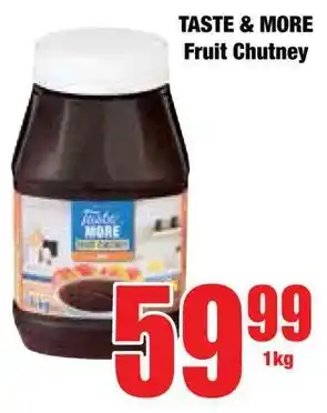 Boxer Superstores TASTE & MORE Fruit Chutney offer