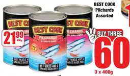 Boxer Superstores BEST COOK Pilchards Assorted offer