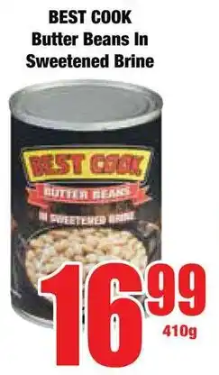 Boxer Superstores BEST COOK Butter Beans In Sweetened Brine offer