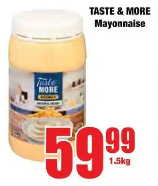 Boxer Superstores TASTE & MORE Mayonnaise offer