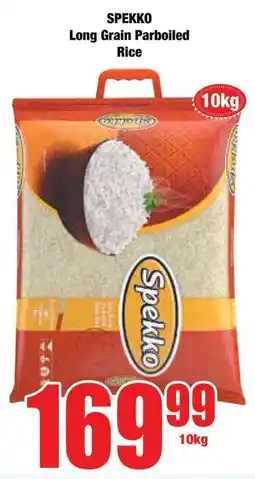 Boxer Superstores SPEKKO Long Grain Parboiled Rice offer