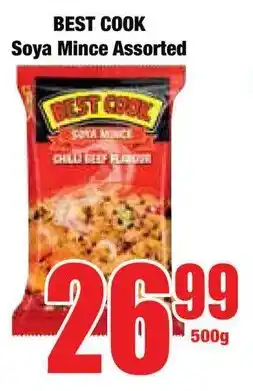 Boxer Superstores BEST COOK Soya Mince Assorted offer