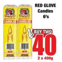 Boxer Superstores RED GLOVE Candles offer