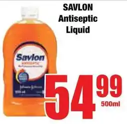 Boxer Superstores SAVLON Antiseptic Liquid offer