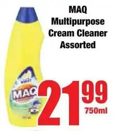 Boxer Superstores MAQ Multipurpose Cream Cleaner Assorted offer