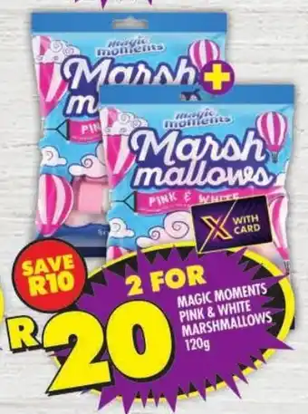 Shoprite Magic moments pink & white marshmallows offer