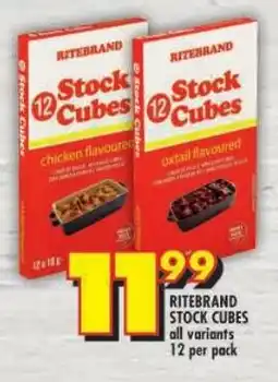 Shoprite Ritebrand stock cubes all variants offer