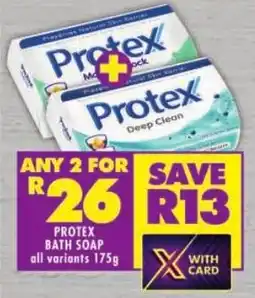 Shoprite Protex bath soap all variants offer