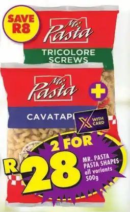 Shoprite Mr. pasta pasta shapes all variants offer