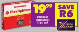 Shoprite Ritebrand firelighters offer