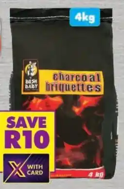 Shoprite Bushbaby charcoal briquettes offer