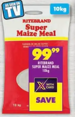 Shoprite Ritebrand super maize meal offer