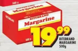 Shoprite Ritebrand margarine offer