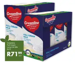 Save Creamline Full Cream Long Life Milk offer